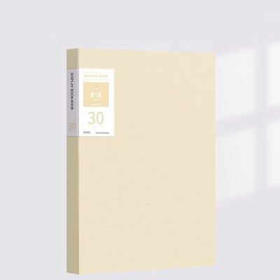 A4 Папка с файлове Дисплей Книга 30/40/60 листа Прозрачна вложка Хартиен органайзер за документи Чанта Офис Училищни пособия Канцеларски материали