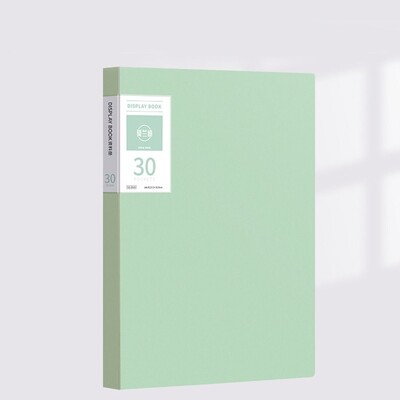 A4 Папка с файлове Дисплей Книга 30/40/60 листа Прозрачна вложка Хартиен органайзер за документи Чанта Офис Училищни пособия Канцеларски материали