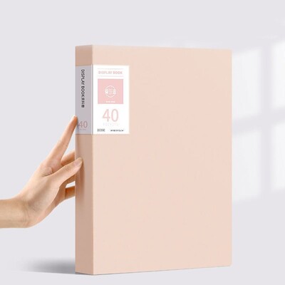 A4 Папка с файлове Дисплей Книга 30/40/60 листа Прозрачна вложка Хартиен органайзер за документи Чанта Офис Училищни пособия Канцеларски материали