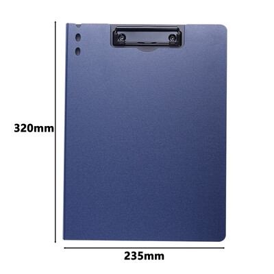 Dvigubas metalinis segtukas A4 dydžio 360 laipsnių sulankstomas failo viršelio aplanko rašymo iškarpinės, skirtos biuro medicinos lauko mokyklos darbo pokalbiui