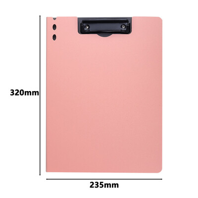 Dvigubas metalinis segtukas A4 dydžio 360 laipsnių sulankstomas failo viršelio aplanko rašymo iškarpinės, skirtos biuro medicinos lauko mokyklos darbo pokalbiui