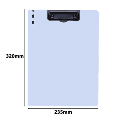 Dvigubas metalinis segtukas A4 dydžio 360 laipsnių sulankstomas failo viršelio aplanko rašymo iškarpinės, skirtos biuro medicinos lauko mokyklos darbo pokalbiui