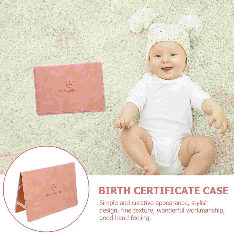 Aplanko viršelis Gimimo liudijimo dėklas Gimimo liudijimo turėtojas Gimimo liudijimo apsauga, skirta dekoro dovanų laikymui namuose