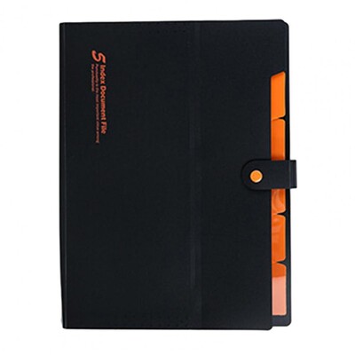 A4 dydžio dokumentų dėklas Nešiojamas akordeono aplankas su „Bungee Closure“ saugiu failų maišeliu, plečiančiu popieriniu laikikliu namų mokyklai