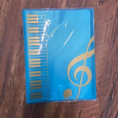 40 lehekülge A4 mitmekihiline muusikapartii kaust harjutamine klaveril paberilehed dokumentide säilitamise korraldaja