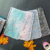 A5 A6 rožinis PVC maišelis su užtrauktuku Rankinės knygos laikymo dokumentų maišelis Informacija Užrašų knygelė Vizitinių kortelių knyga palaidų lapų