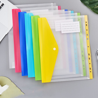 JAUNA A4 izmēra plastmasas failu mapes Maki Krāsaini dokumentu faili Aplokšņu maisiņi skolas biroja mājām, Ietilpst 200 Plus A4 loksnes