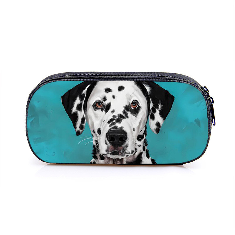 Pārrobežu jauna sērija jauks kucēns studentu viena slāņa zīmuļu soma karikatūra tendence lielas ietilpības poliestera zīmuļu soma vairumtirdzniecība karstā