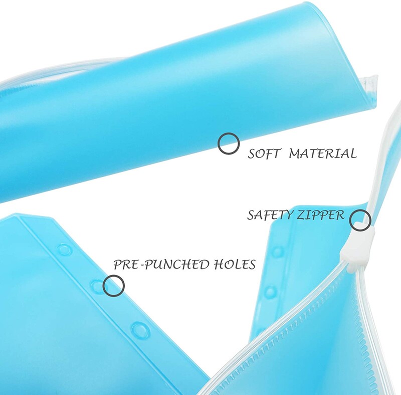 12 vienetų A5 segtuvų kišenės Spalvingi 6 skylučių piniginiai vokai, skirti A5 nešiojamojo kompiuterio laisviems lapams, vandeniui atsparūs PVC dokumentų maišeliai