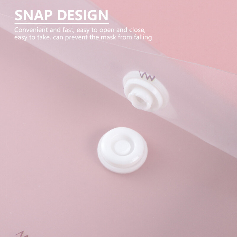 Torbe za olovke Prijenosne otporne na prašinu Vodootporne za djecu Pp Maska Torba za pohranu Maska Save Bags Bez zagađenja Torba za datoteke s crtanim mačkama