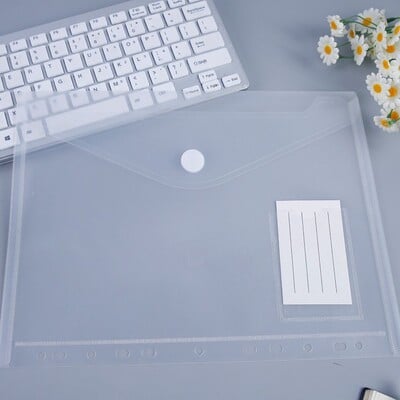 Dosare transparente A4 colorate Portofele Fișiere pentru documente cu găuri pentru dosar cu inele Plic Genți pentru birou școlar