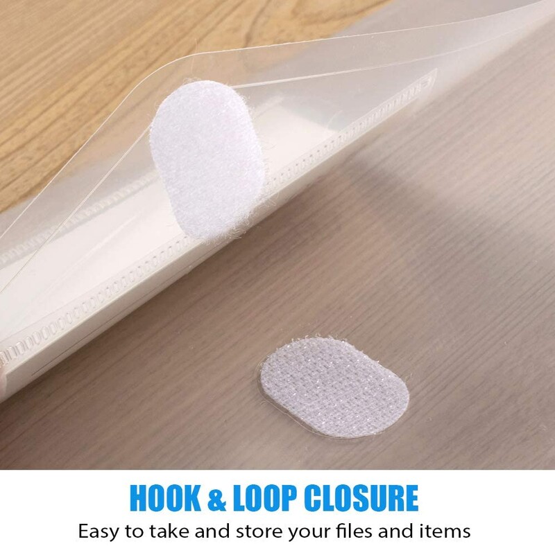 SKYSONIC 5pcs/Lot A4 Snap File Bag Šarene PP plastične datoteke Uredska informacijska torba Bill Storage Organizator Držač pribora