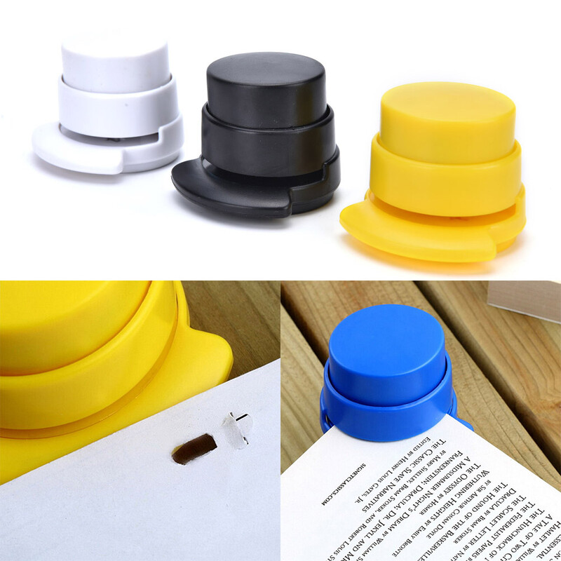 1 бр. без пирони без телбод машина за телбод без телбод телбод за книга хартия телбод без безплатен телбод телбод произволен цвят