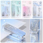 Capsator durabil cu capacitate de 40 de coli Nivel ridicat de aspect Gradient de culoare Instrumente de legare pentru hârtie Mini 10 # Rechizite de birou