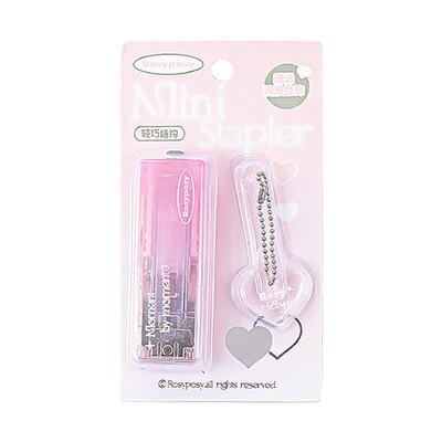 Capsator durabil cu capacitate de 40 de coli Nivel ridicat de aspect Gradient de culoare Instrumente de legare pentru hârtie Mini 10 # Rechizite de birou