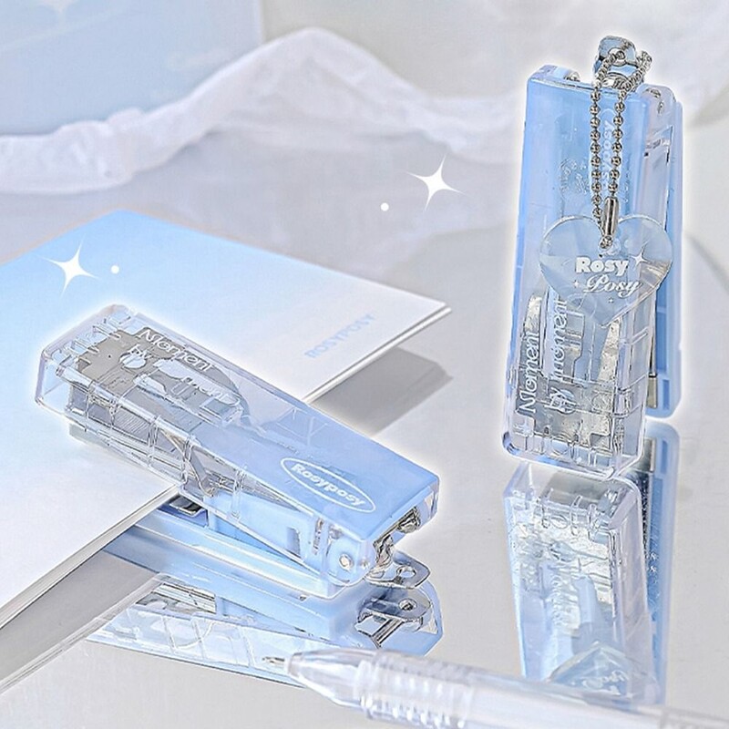 Capsator durabil cu capacitate de 40 de coli Nivel ridicat de aspect Gradient de culoare Instrumente de legare pentru hârtie Mini 10 # Rechizite de birou