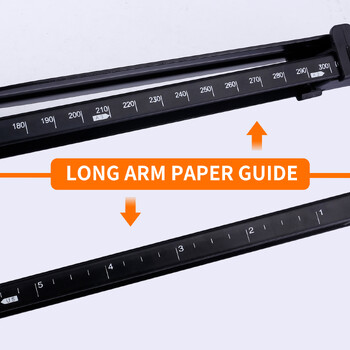 Συρραπτικό Eagle LONG-ARM με ενσωματωμένο χάρακα & ρυθμιζόμενο χάρτινο οδηγό, περιστρεφόμενο αμόνι, σχολικά και γραφεία