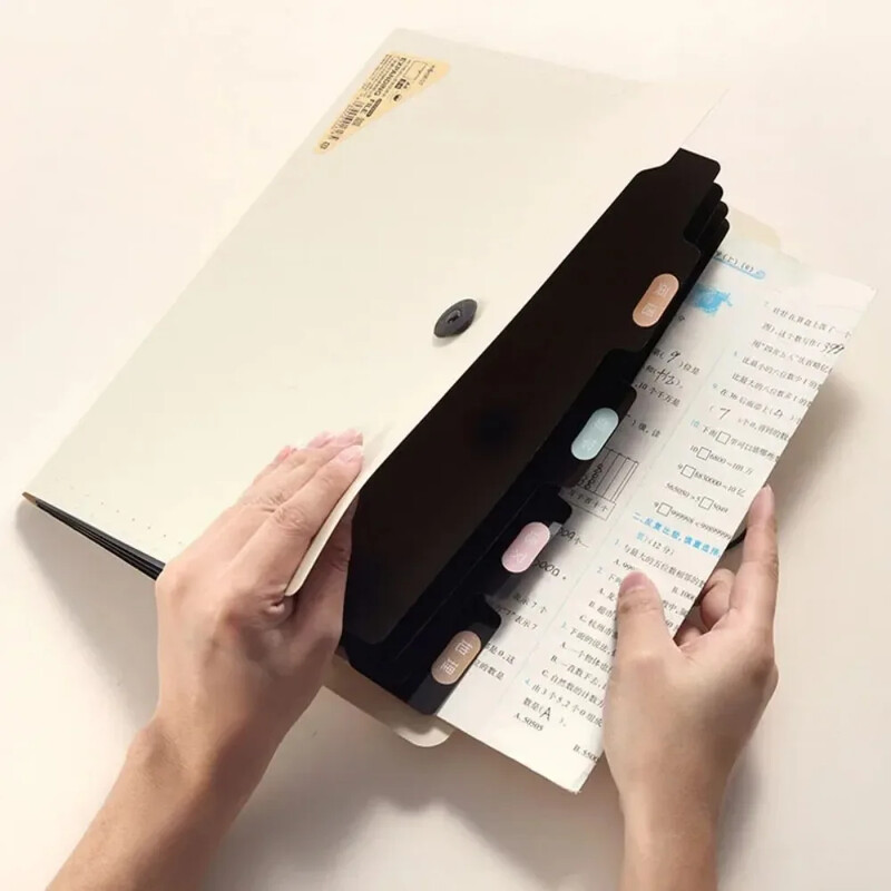 8/13 слоя A4 папка с файлове, чанта за съхранение, тестова хартия, настолен разгъващ се органайзер, многослоен училищни канцеларски материали, офис консумативи