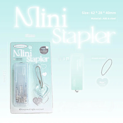 Rosyposy miniklammerdaja Kõrge esteetiline selge gradiendiga jää läbipaistev kokkupandav kaasaskantav klammerdaja raamatute dokumentide jaoks