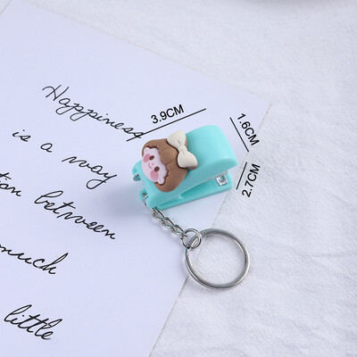 Slatka crtana mini klamerica privjesak za ključeve Macaron boja Student kreativna klamerica praktičan privjesak za ključeve