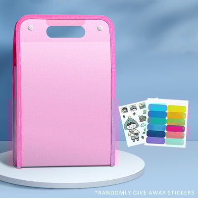 A4, portabil, vertical, de mână, pungă pentru organe, dosar de hârtie, capacitate mare, 13 grile, cu mai multe straturi, sortare, stocare, elev