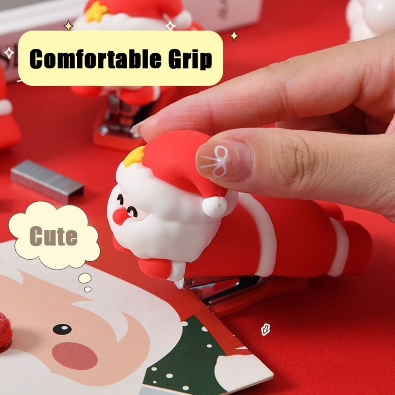 Използвайте 10# телбода Еднорог телбод Мини преносим без усилие дълъг телбод Спестяващ труд Дядо Коледа тежък телбод Офис училище