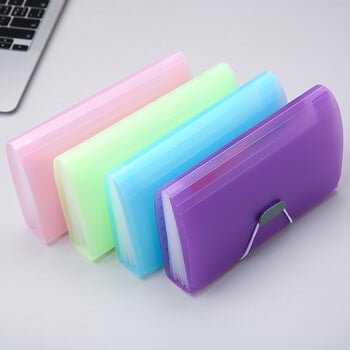 A6 Expanding Wallet Organ Bag Waterproof File Bag Organizer Βιβλίο δεδομένων 13 στρώσεων