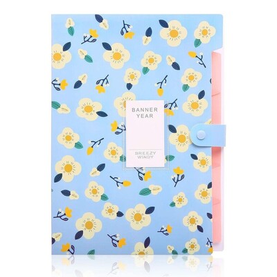 Υψηλής ποιότητας φάκελος αρχείων πολυπροπυλενίου Αδιάβροχη οργάνωση εγγράφων A4 Πολυεπίπεδη τσάντα οργάνων