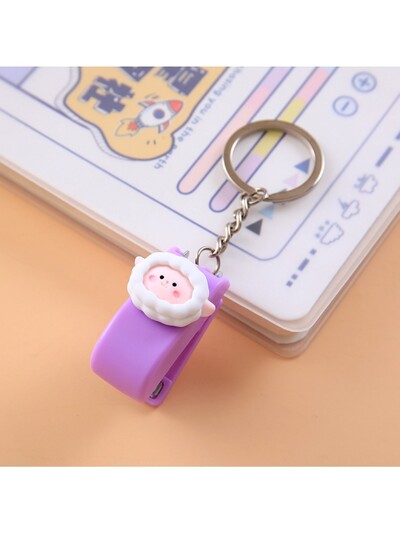 Armas multikas miniklammerdaja kaasaskantav võtmehoidja klambrihoidja õpilastele paberköitja kirjatarbed kooli kontoritarbed