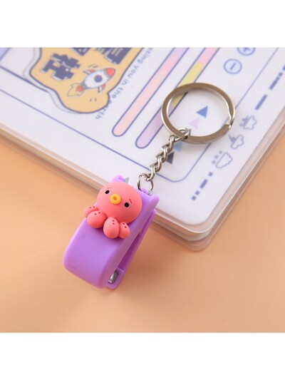 Armas multikas miniklammerdaja kaasaskantav võtmehoidja klambrihoidja õpilastele paberköitja kirjatarbed kooli kontoritarbed