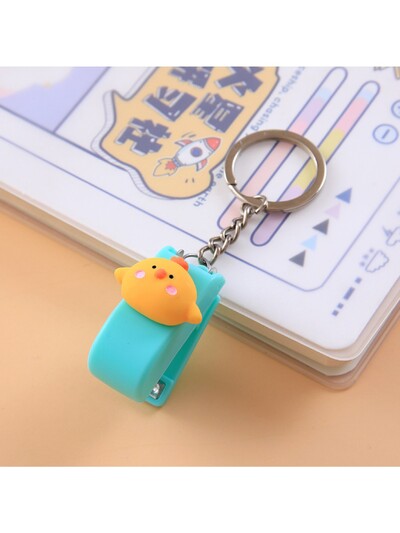 Armas multikas miniklammerdaja kaasaskantav võtmehoidja klambrihoidja õpilastele paberköitja kirjatarbed kooli kontoritarbed