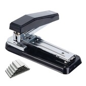 Настолен телбод M&G Преносим телбод с капацитет 25 листа, 360 ротационен дизайн, два режима на подвързване, класически телбод