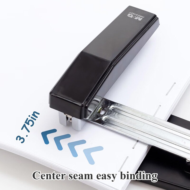 Настолен телбод M&G Преносим телбод с капацитет 25 листа, 360 ротационен дизайн, два режима на подвързване, класически телбод