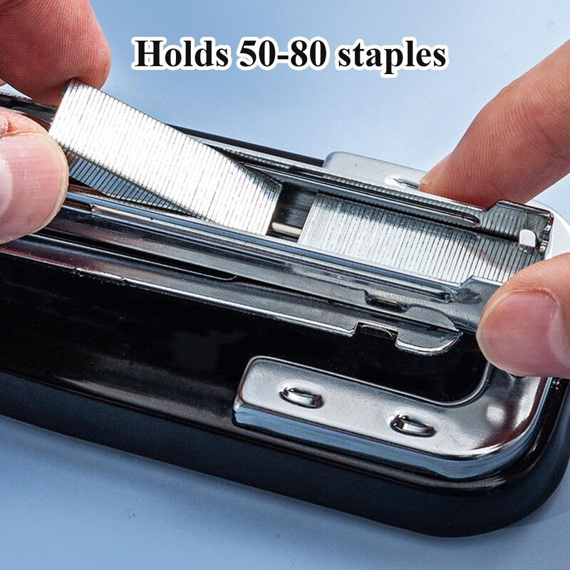 Настолен телбод M&G Преносим телбод с капацитет 25 листа, 360 ротационен дизайн, два режима на подвързване, класически телбод