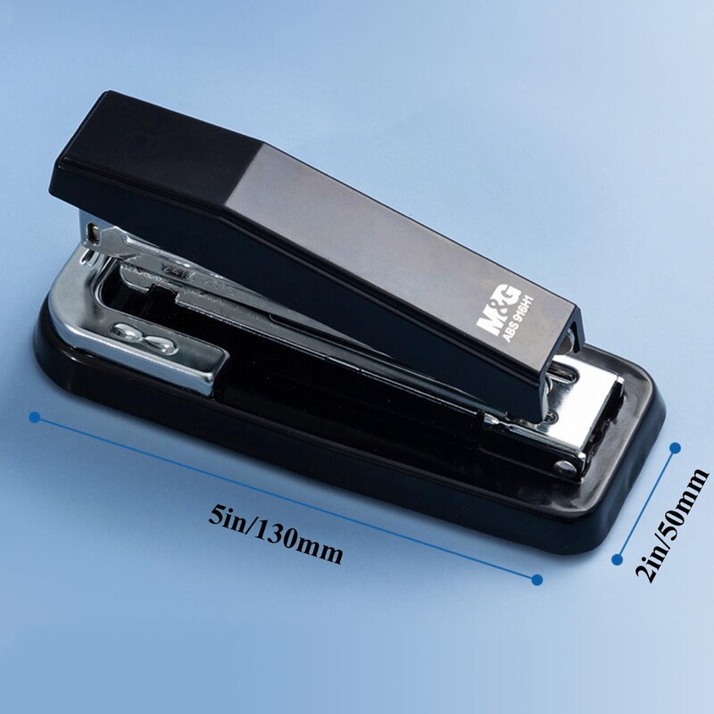 Настолен телбод M&G Преносим телбод с капацитет 25 листа, 360 ротационен дизайн, два режима на подвързване, класически телбод