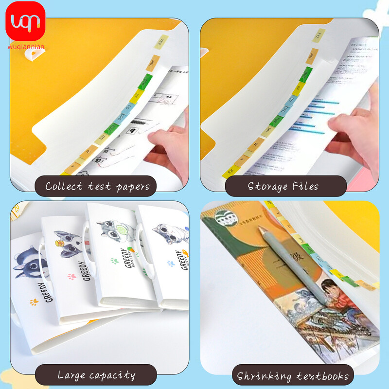 Nešiojamasis kompiuteris 13 kišenių A4 dydžio išplečiamas piniginės popierinis dokumentų laikiklis Dokumentų laikiklis Tvarkyklės laikiklis biuro mokyklai