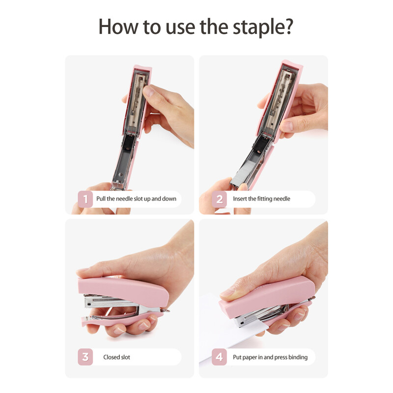 KW-trio Ръчен телбод без усилие Офис стоящ телбод Поддръжка на капацитет 20 листа 24/6 или 26/6 размери на телбод за домашен офис