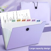 Χρήσιμος φάκελος Classified Πολυσέλιδο A4 250 Φύλλων Desk Organizer File Organizer Plastic File Organizer Αξεσουάρ γραφείου