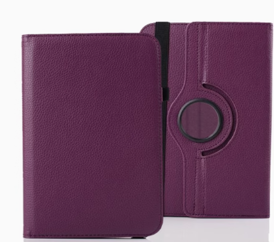 Калъф за таблет с обучаваща се машина 7 инча ,8,12 инча 10,1 , 14 инча . Универсален въртящ се кожен калъф 