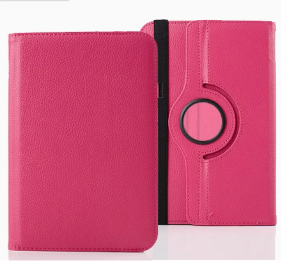 Калъф за таблет с обучаваща се машина 7 инча ,8,12 инча 10,1 , 14 инча . Универсален въртящ се кожен калъф 