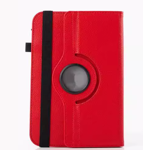 Калъф за таблет с обучаваща се машина 7 инча ,8,12 инча 10,1 , 14 инча . Универсален въртящ се кожен калъф 