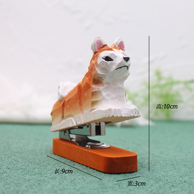 Mielas kūrybingas rankų darbo medžio drožyba 3D gyvūnas flamingo segiklis Mini medžio segiklis Siųsti kabės Biuro mokymasis Darbastalio dekoravimas