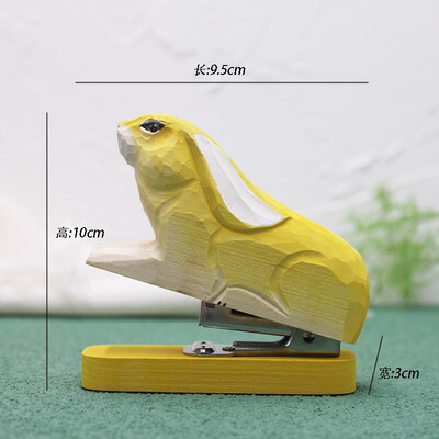 Mielas kūrybingas rankų darbo medžio drožyba 3D gyvūnas flamingo segiklis Mini medžio segiklis Siųsti kabės Biuro mokymasis Darbastalio dekoravimas