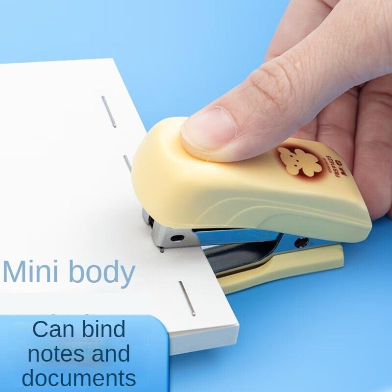 Set capsator M&G 12# (capsator + capse) Capsator mic Capsator portabil Seria Miffy pentru biroul studenților