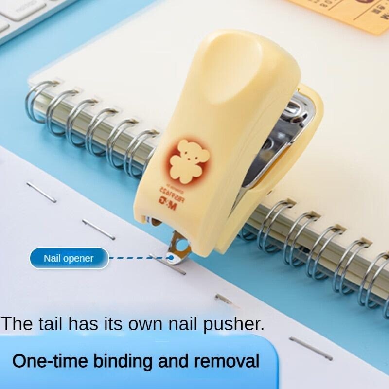 Set capsator M&G 12# (capsator + capse) Capsator mic Capsator portabil Seria Miffy pentru biroul studenților