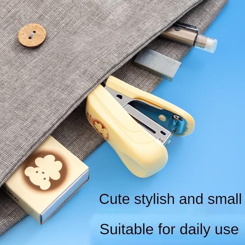 Set capsator M&G 12# (capsator + capse) Capsator mic Capsator portabil Seria Miffy pentru biroul studenților