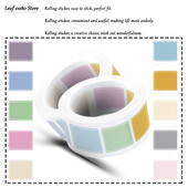 500 vnt. spalvotų blokų etikečių ritininiai lipdukai INS stiliaus grafiti lipdukai nešiojamam kompiuteriui riedlentei rankinei sąskaitai bagažo animacinių filmų žaislų lipdukai