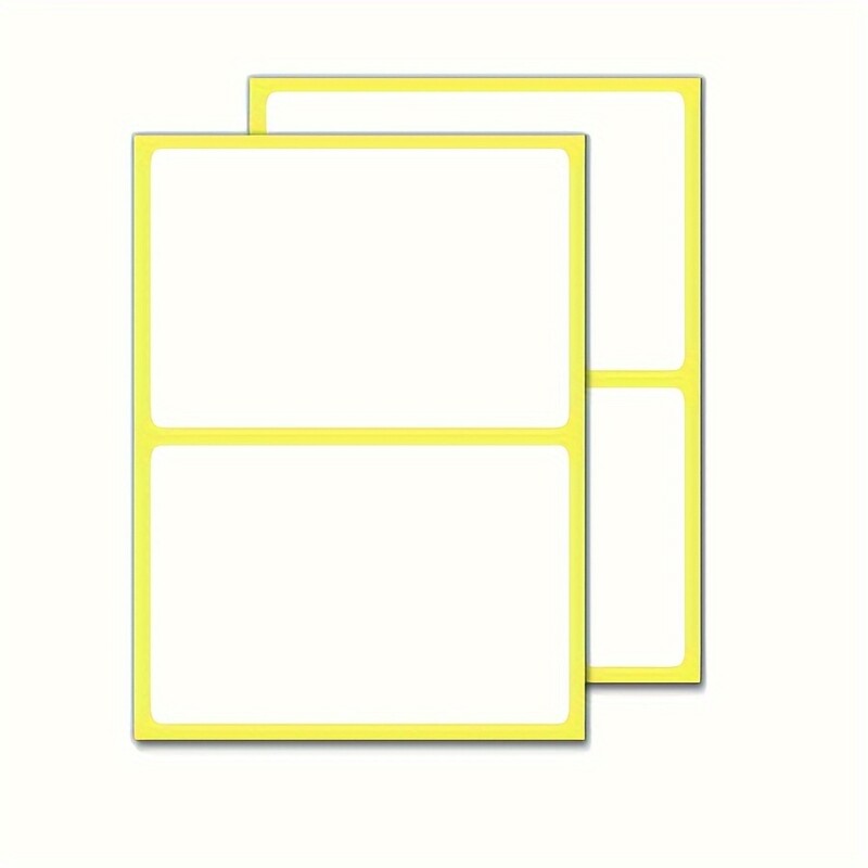 30 листа стикери, 3,07×4,65 инча, ценови етикети, самозалепващи се хартиени етикети - стикери за папки, матово бяло