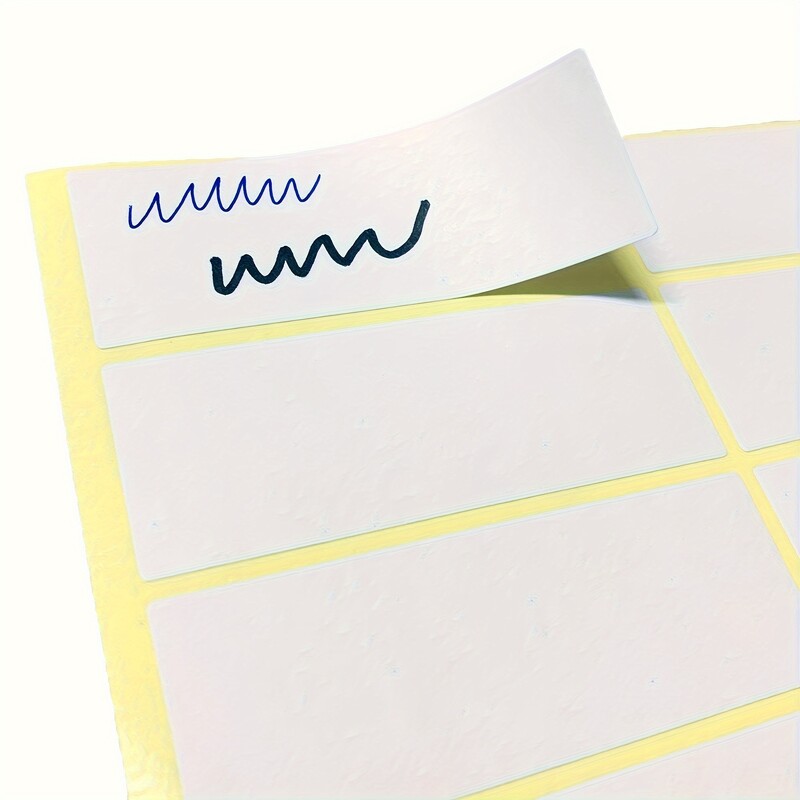 30 листа стикери, 3,07×4,65 инча, ценови етикети, самозалепващи се хартиени етикети - стикери за папки, матово бяло