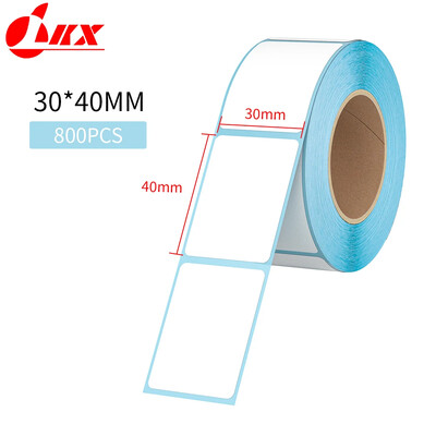 LKX 30-40-50-60-70-80MM Termalna naljepnica Prazan izravni ispis Termalni papir Ljepljive naljepnice Barkod naljepnica Cjenik Rola vodootporna